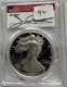 2022- Silver Eagle $1 PCGS PR70DCAM Advance Release Signed by Jim Reed