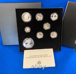 2022 U. S. Mint Silver Proof Limited Edition Eight Coin Set