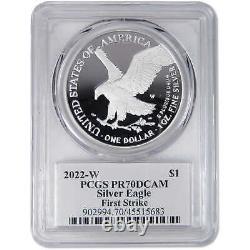 2022 W American Silver Eagle PR70 PCGS 1st Strike Damstra SKUOPC25