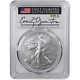 2022 W American Silver Eagle SP 70 PCGS Adv Release Damstra SKUOPC51