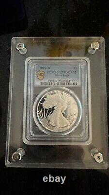 2022-W American Silver Proof Eagle 1 oz Silver Coin PCGS PR70DCAM Flawless