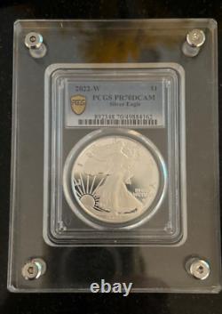 2022-W American Silver Proof Eagle 1 oz Silver Coin PCGS PR70DCAM Flawless