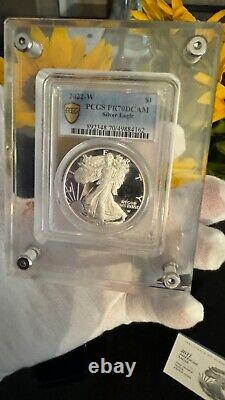 2022-W American Silver Proof Eagle 1 oz Silver Coin PCGS PR70DCAM Flawless