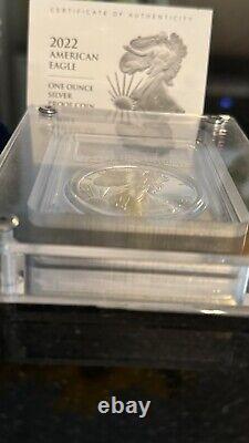 2022-W American Silver Proof Eagle 1 oz Silver Coin PCGS PR70DCAM Flawless