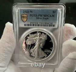 2022-W American Silver Proof Eagle Dollar Coin PCGS PR70 Flawless 1 oz