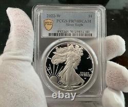 2022-W American Silver Proof Eagle Dollar Coin PCGS PR70 Flawless 1 oz