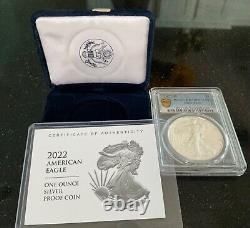 2022-W American Silver Proof Eagle Dollar Coin PCGS PR70 Flawless 1 oz