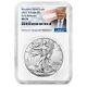 2022-W Burnished $1 American Silver Eagle NGC MS70 ER Trump Label
