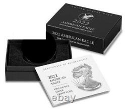 2022 W Proof American Silver Eagle, Ngc Pf70uc First Releases, Fr Label