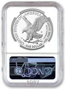 2022 W Proof American Silver Eagle one Dollar Coin NGC PF70 FDOI Ultra Cameo
