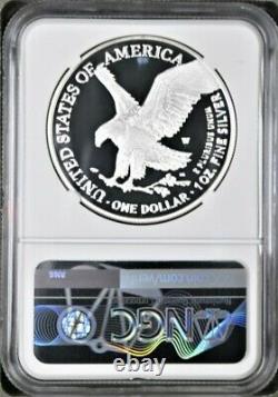 2022 w proof silver eagle, ngc pf70uc first day of issue, ase 70 label, in hand