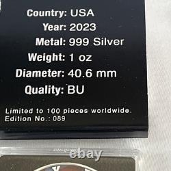 2023 1 OZ Silver American Eagle Trump Playboy Extremely Limited Only 100