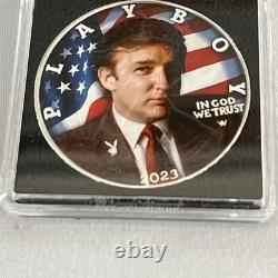2023 1 OZ Silver American Eagle Trump Playboy Extremely Limited Only 100