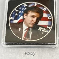 2023 1 OZ Silver American Eagle Trump Playboy Extremely Limited Only 100