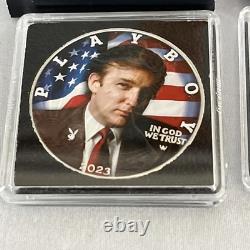 2023 1 OZ Silver American Eagle Trump Playboy Extremely Limited Only 100