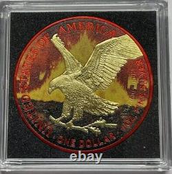 2023 1 Oz 999 Silver APOCALYPSE EAGLE Colored Coin 437 of ONLY 666 Worldwide