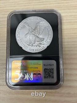 2023 $1 Silver Eagle NGC MS 70 First Day Issue Trump Facsimile Signature