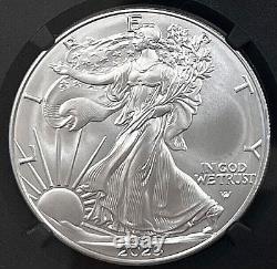 2023 American Silver Eagle $1 NGC MS70 FIRST DAY OF ISSUE RON DeSANTIS