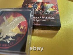 2023 Colorized American Silver Eagle Apocalypse Edition, 1oz. 999