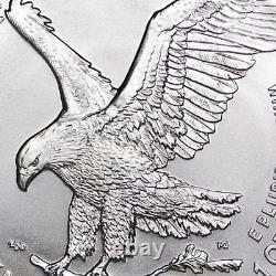 2023 Lot of (10) 1 Oz American Eagle Silver Bullion Coins Brilliant Uncirculat