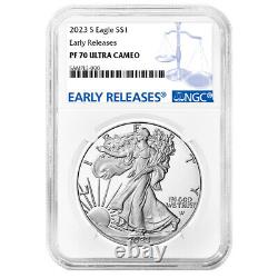 2023-S Proof $1 American Silver Eagle NGC PF70UC ER Blue Label