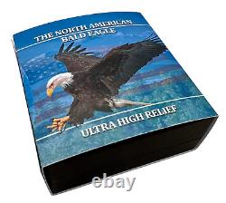2023 Sioux Nation North American Bald Eagle UHR Antiqued 1 oz Silver Coin