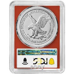 2023 (W) $1 American Silver Eagle 3pc Set PCGS MS69 West Point Label Red White B