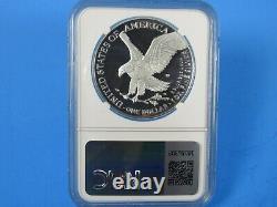 2023 W, Proof American Silver Eagle NGC Pf 70 Ucam Adv. Rel. Gaudioso Signed