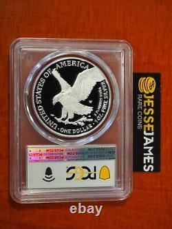 2023 W Proof Silver Eagle Pcgs Pr70 Dcam Advanced Release Flag Label