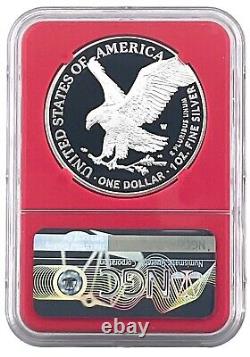 2023 W Silver Eagle Proof NGC PF70 Ultra Cameo Red Core Trump 2024 Label