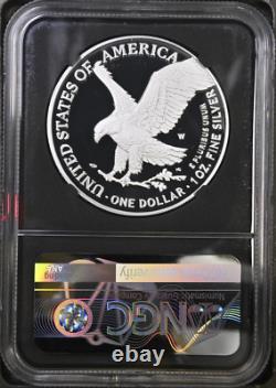 2023-w S$1 American Eagle 1oz Perfect Proof Ngc Pf70uc Ultra Cam Fdoi Top Pop