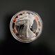 2024 $1 Silver Eagle Colorized, Solar Eclipse Mintage 1oz Silver with COA