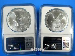 2024,2025 (P) Silver Eagles WithStar & Eagle Privies NGC Ms 69 First 50K Struck AR