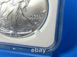 2024,2025 (P) Silver Eagles WithStar & Eagle Privies NGC Ms 69 First 50K Struck AR