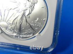 2024,2025 (P) Silver Eagles WithStar & Eagle Privies NGC Ms 69 First 50K Struck AR