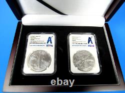2024,2025 (P) Silver Eagles WithStar & Eagle Privies NGC Ms 69 First 50K Struck AR