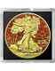 2024 American Silver Eagle 1 oz Silver Precious Gemstones Imperial Orange Topaz