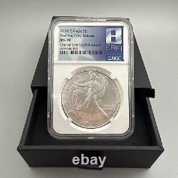 2024 American Silver Eagle First Star Privy MS70 + Rare Nice Gang Box Toning