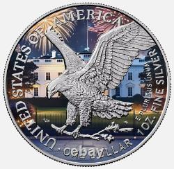 2024 American Silver Eagle Independence Day Edition 1 oz Coin #25 of 704
