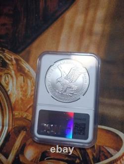 2024 American Silver Eagle Ngc Ms70 Fdoi Michael Gaudioso Signed Ea133