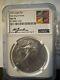 2024 American Silver Eagle Ngc Ms70 First Day Of Issue Michael Gaudioso Signed