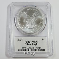 2024 PCGS ULTRA MS70 1 oz Silver American Eagle SAE $1 US Coin 53370A