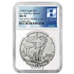 2024 (P) $1 1-oz American Silver Eagle First Star Privy Releases One of First