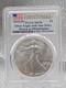 2024 (P) $1 American Silver Eagle Star Privy PCGS MS70 FIRST Strike Flag Label L