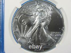 2024 (P) Unc. Silver Eagle With 5-Star Privy NGC Ms 69 First 50K Issued Adv. Rel