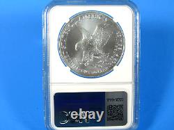 2024 (P) Unc. Silver Eagle With 5-Star Privy NGC Ms 69 First 50K Issued Adv. Rel