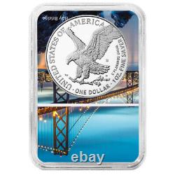 2024-S $1 1-oz Proof American Silver Eagle NGC PF70UC San Francisco Core