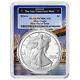 2024-S $1 1-oz Proof American Silver Eagle PCGS PR70DCAM FDOI Bay Bridge Frame