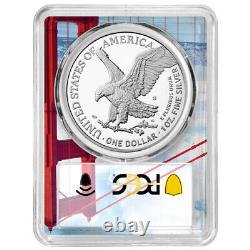 2024-S Proof $1 American Silver Eagle PCGS PR70DCAM FDOI Golden Gate Bridge F