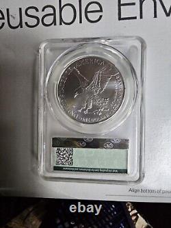 2024 Silver Eagle MS70 CAC Founder PAUL NUGGET Sign Label 1oz Silver